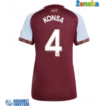Aston Villa Ezri Konsa #4 Domaci Dres za Ženska 2025-26 Kratak Rukav